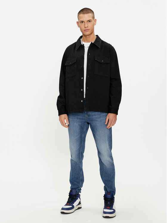 Hugo Jeansjacke Enalu 50500622 Schwarz Oversize | Modivo.de