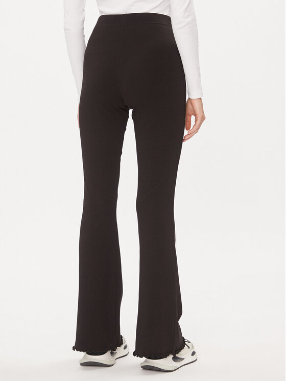 Tommy Jeans Tommy Jeans Pantaloni din material DW0DW17311 Negru Flare Fit