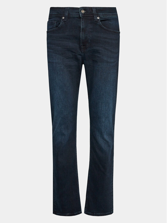 Mustang Mustang Jeans hlače Orlando 1013321 Mornarsko modra Slim Fit