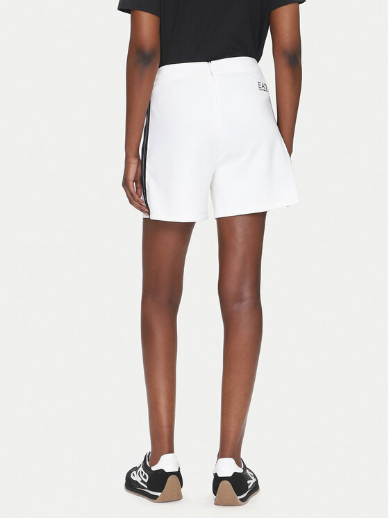 EA7 Emporio Armani EA7 Emporio Armani Szorty materiałowe 7W000176 AF12643 U0002 Biały Regular Fit