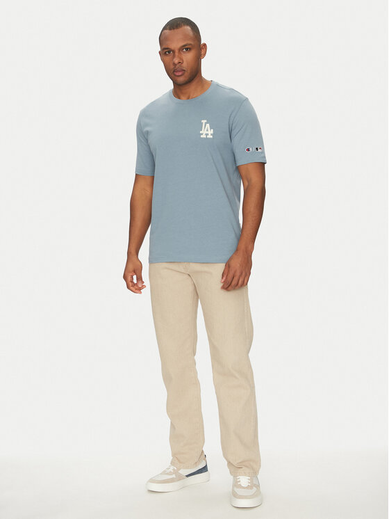Champion Champion T-Shirt 221037 Niebieski Standard Fit
