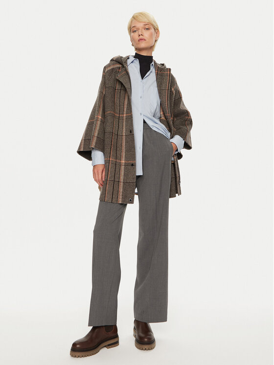 Weekend Max Mara Weekend Max Mara Wollmantel Agitare 2425496012 Schwarz Loose Fit