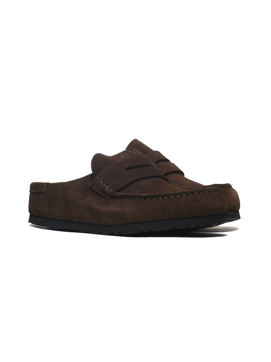 Birkenstock Birkenstock Półbuty Naples Wrapped Suede Leathe Brązowy