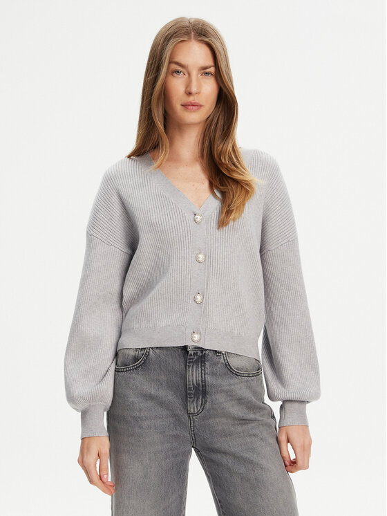 Guess Guess Kardigāns W5YR07 Z2ZK2 Pelēks Relaxed Fit