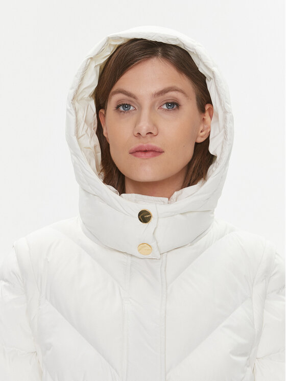 PINKO PINKO Kevad-sügis jope Computer 101601 A11M Valge Regular Fit