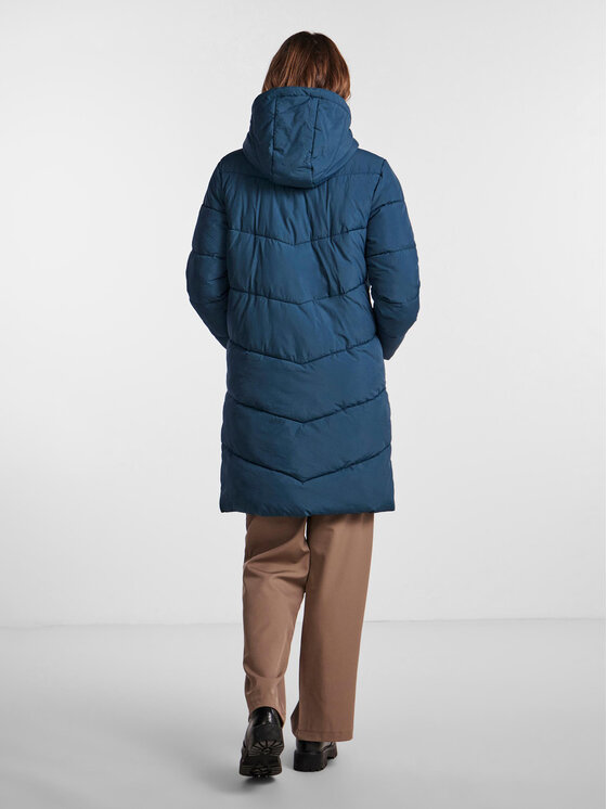 Pieces Pieces Žieminė striukė 17126619 Mėlyna Oversize
