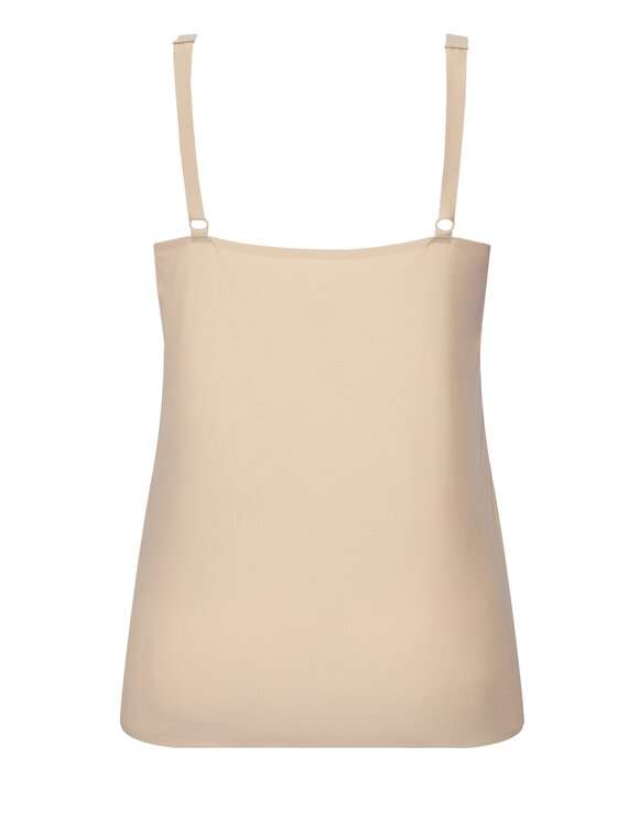 Chantelle Chantelle Marškinėliai Soft Stretch C10620 Smėlio Slim Fit
