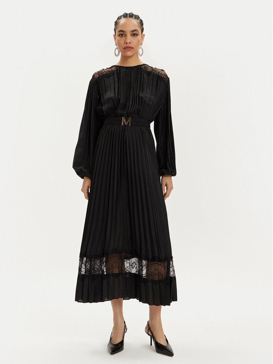 Lola Casademunt by Maite Lola Casademunt by Maite Koktel haljina MS2416006 Crna Regular Fit