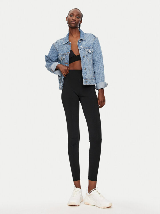 HUGO Hugo Leggings Noparda 50528445 Crna Slim Fit