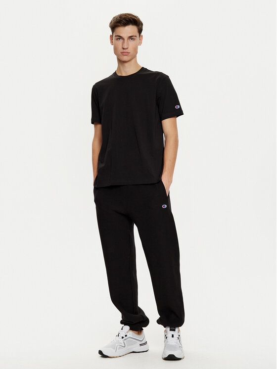 Champion Champion Marškinėliai 220713 Juoda Regular Fit