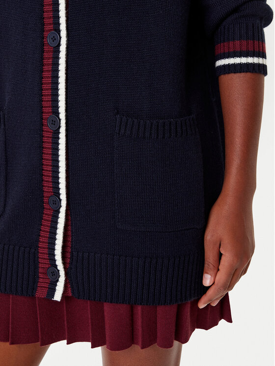 Guess Guess Strickjacke V5BR00 Z1152 Dunkelblau Regular Fit