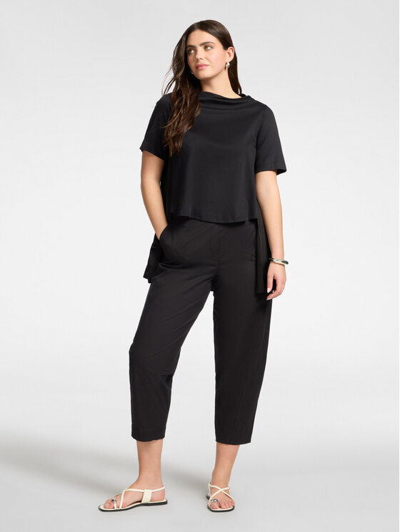 Elena Mirò Elena Mirò T-Shirt G077Z000596N033 Czarny Regular Fit