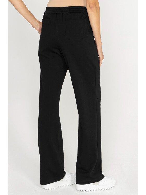 Deni Cler Milano Deni Cler Milano Spodnie dresowe W-DC-5254-D5-C4-90-1 Czarny Loose Leg