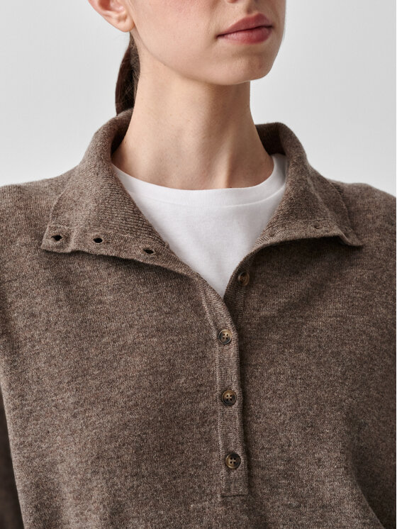 TATUUM TATUUM Sweter FULI Brązowy Classic Fit