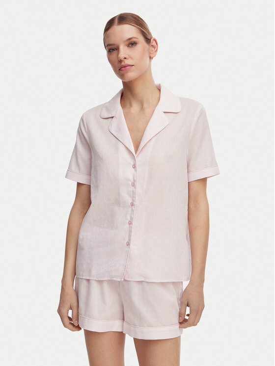 Guess Guess Pyžamo O6GX00 WN011 Svetloružová Regular Fit