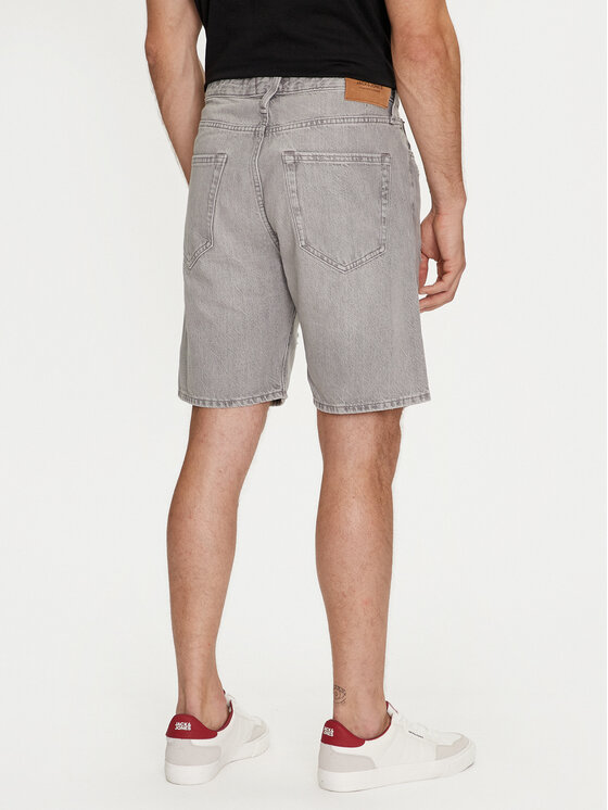 Jack & Jones Jack & Jones Szorty jeansowe Jjichris 12253755 Szary Relaxed Fit