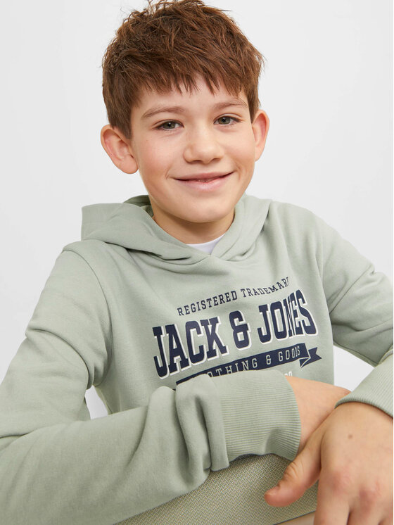 Jack&Jones Junior Jack&Jones Junior Jopa Logo 12257309 Siva Standard Fit
