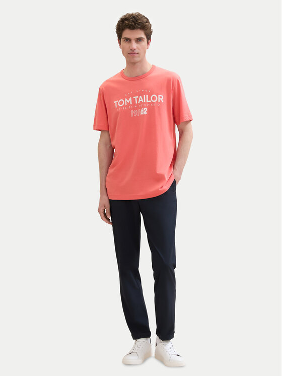 Tom Tailor Tom Tailor Tricou 1041871 Roșu Regular Fit