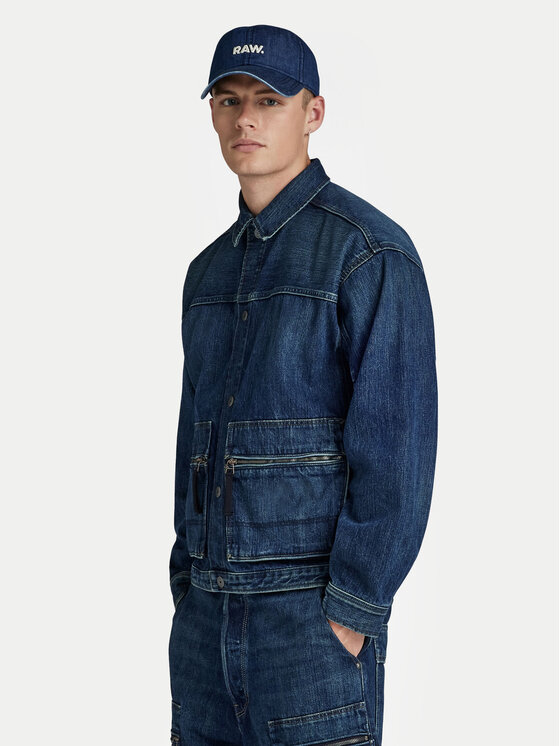 G-Star Raw G-Star Raw Geacă de blugi Utility D24330-D577-G334 Albastru Regular Fit