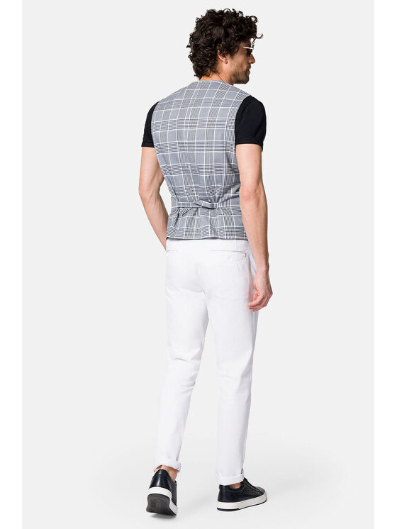 Lancerto Lancerto Kamizelka Foley KA131123000009 Szary Slim Fit