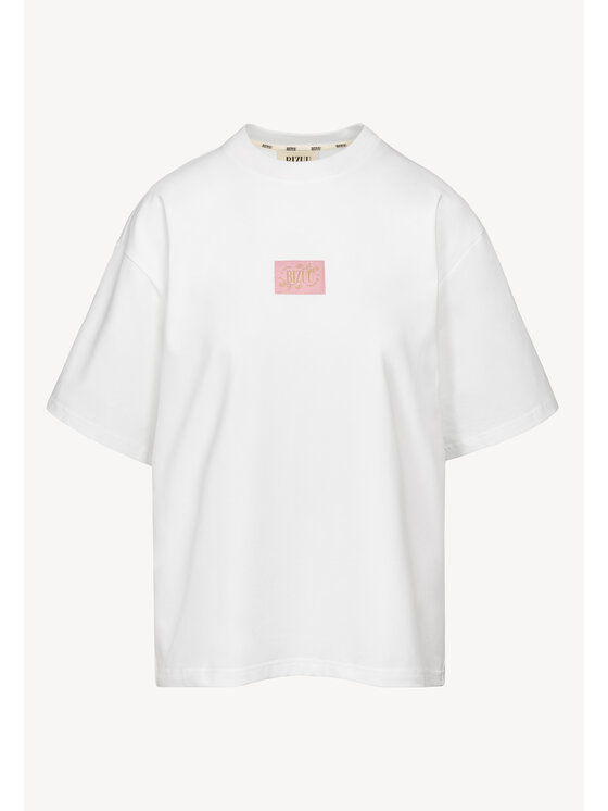 BIZUU BIZUU T-Shirt PARADISO Biały Standard Fit