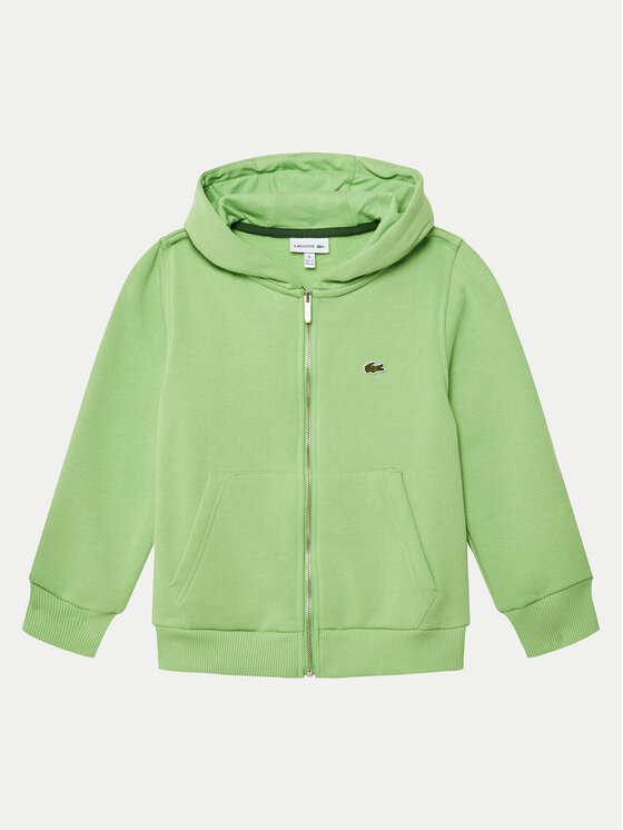 Lacoste Mikina SJ9723 Zelená Regular Fit