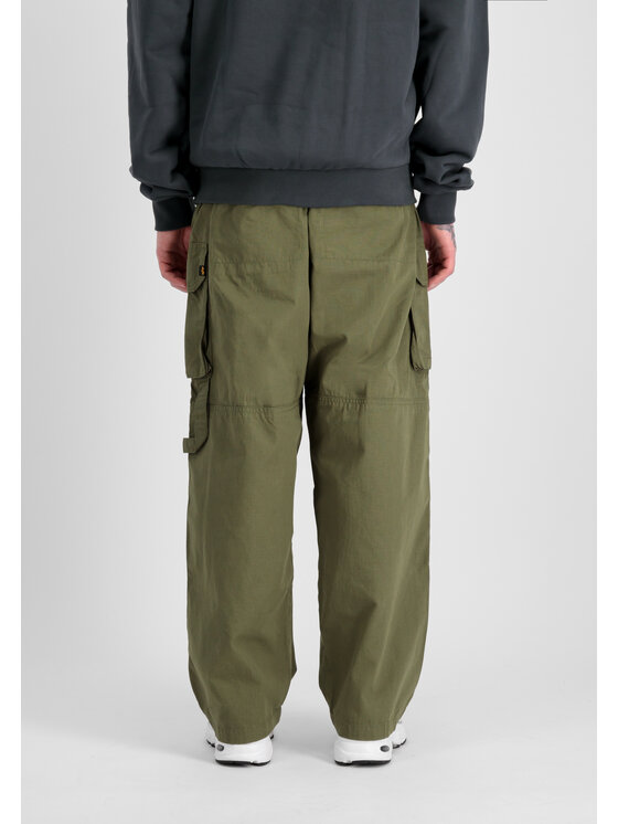 Alpha Industries Alpha Industries Spodnie cargo 148203 Zielony Regular Fit
