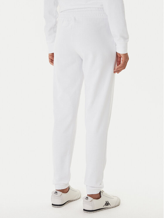 Kappa Kappa Donji dio trenerke Festa 331M34W Bijela Regular Fit