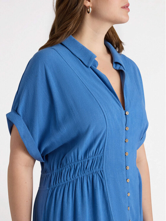 Fiorella Rubino Fiorella Rubino Vestito da giorno 7010T001647N024 Blu A-Line Fit
