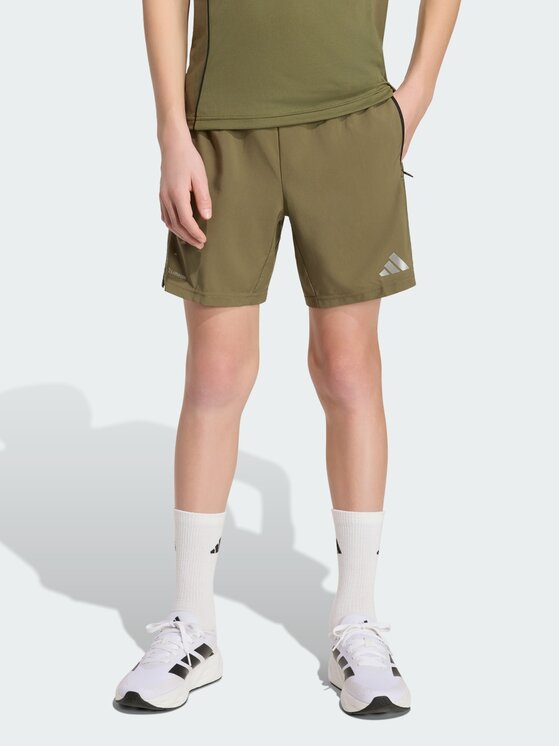 adidas adidas Szorty sportowe 165309 Zielony Regular Fit