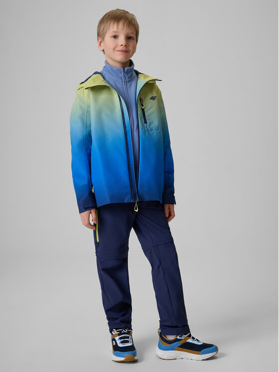 4F 4F Spodnie outdoor OUTERWEAR Granatowy Regular Fit