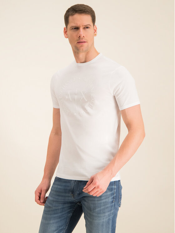 Armani Exchange Armani Exchange T-shirt 8NZTCD Z8H4Z 1100 Bianco Regular Fit