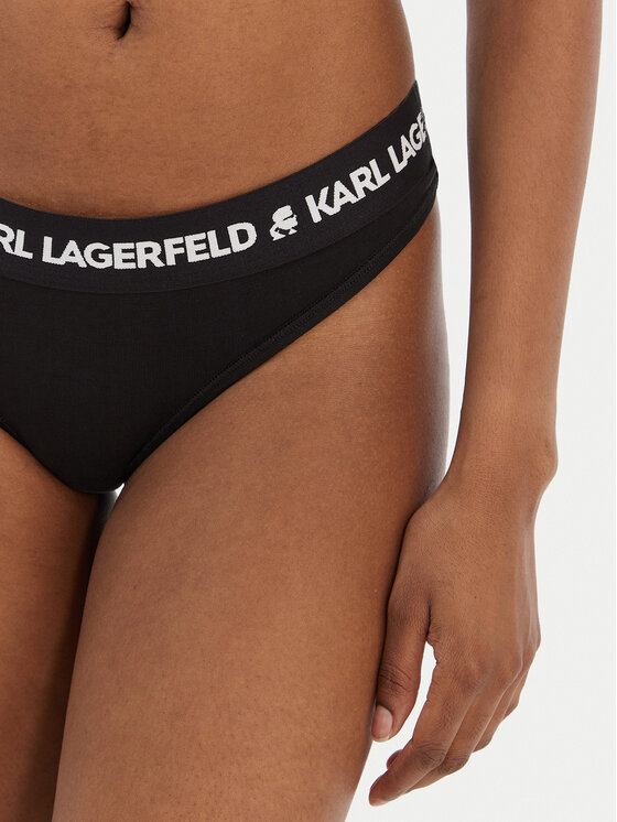 KARL LAGERFELD KARL LAGERFELD Chilot tanga A1W47008 Negru