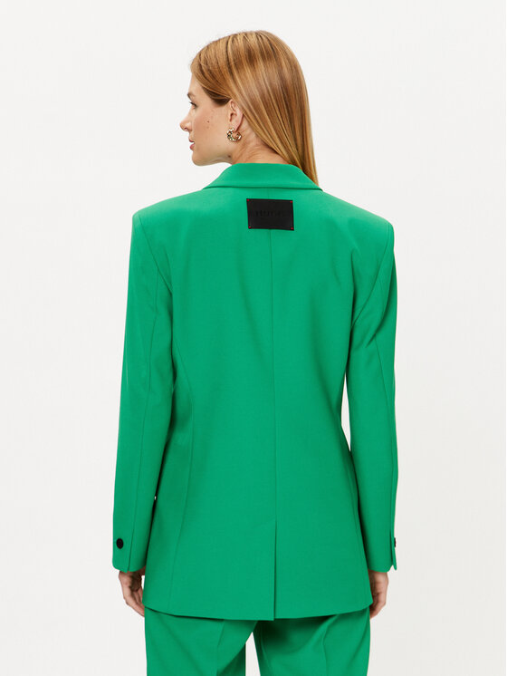 HUGO Hugo Giacca da abito Amalisa 50489236 Verde Relaxed Fit