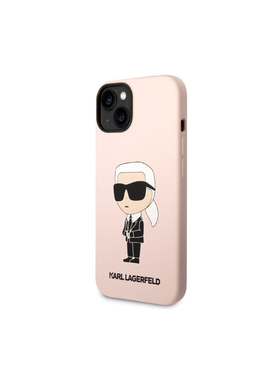KARL LAGERFELD KARL LAGERFELD Etui na telefon Silicone NFT Ikonik MagSafe Różowy