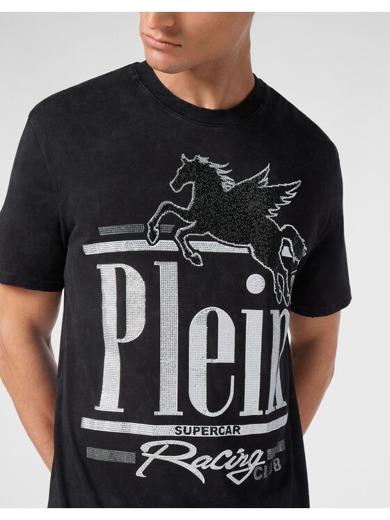 PHILIPP PLEIN PHILIPP PLEIN T-Shirt 21087 Czarny Regular Fit