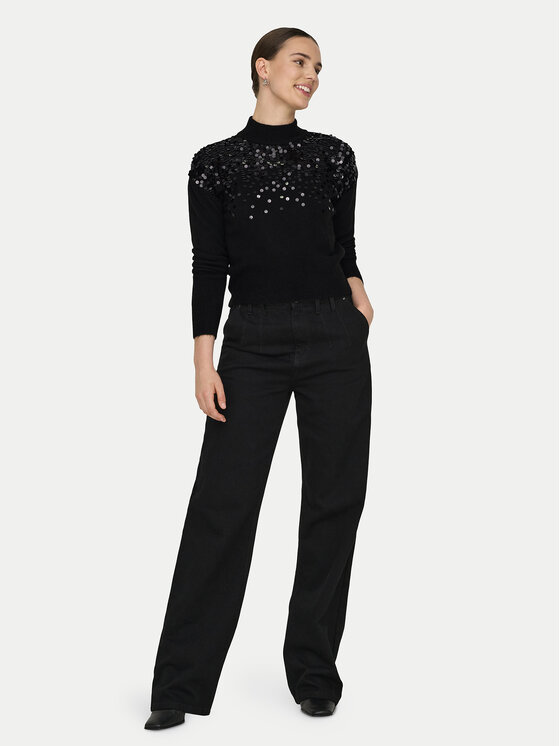 ONLY ONLY Светр Alba 15332081 Чорний Regular Fit