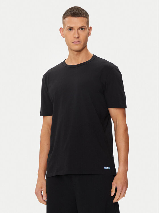 HUGO Hugo Komplekt kahest t-särgist Naolo 50522383 Must Regular Fit