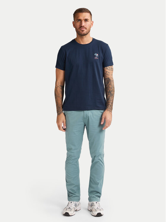 Petrol Industries Petrol Industries T-Shirt M-1050-TSR644 Tmavomodrá Regular Fit