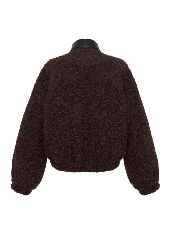 Magda Matyja Magda Matyja Kurtka damska BILLIE JACKET Brązowy Loose Fit