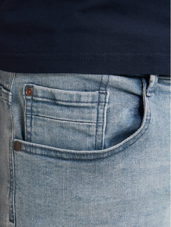 Petrol Industries Petrol Industries Pantaloni scurți de blugi M-1050-SHO002 Albastru Regular Fit