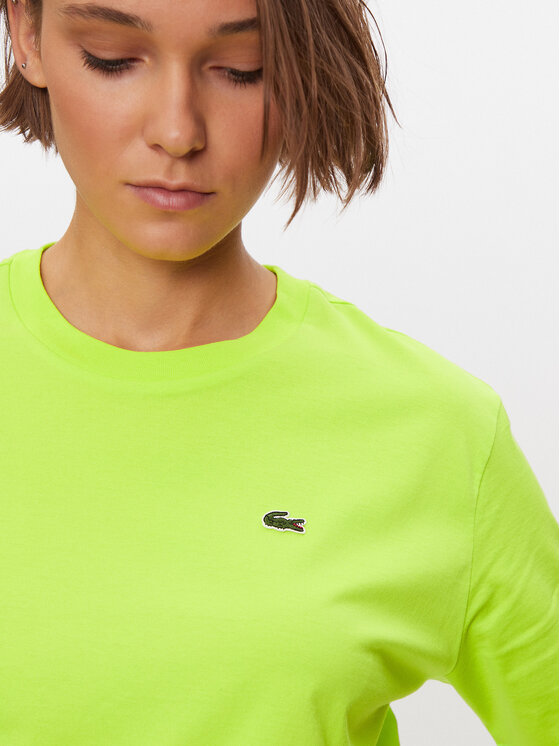 Lacoste Lacoste T-shirt TF7215 Žuta Loose Fit