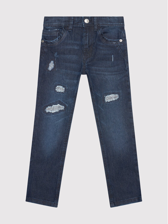United Colors Of Benetton Džinsai 4XA257O50 Tamsiai mėlyna Slim Fit •  Modivo.lt