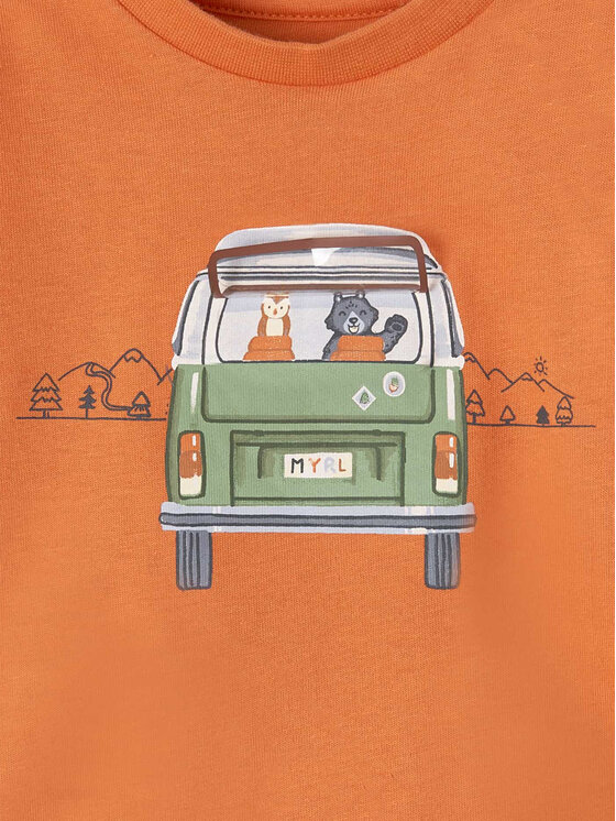 Mayoral Mayoral Bluza 2008 Oranžna Regular Fit