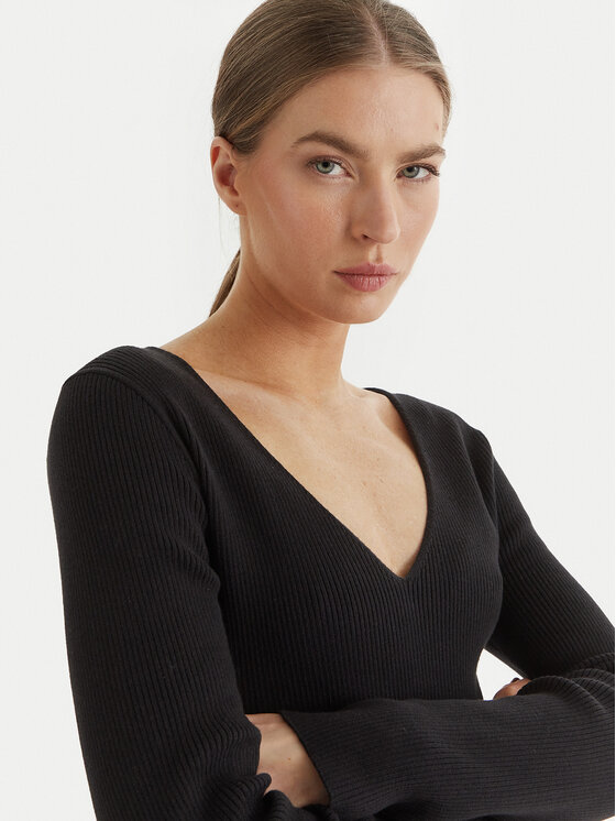 Calvin Klein Jeans Calvin Klein Jeans Kleid für den Alltag LV047F324G Schwarz Slim Fit