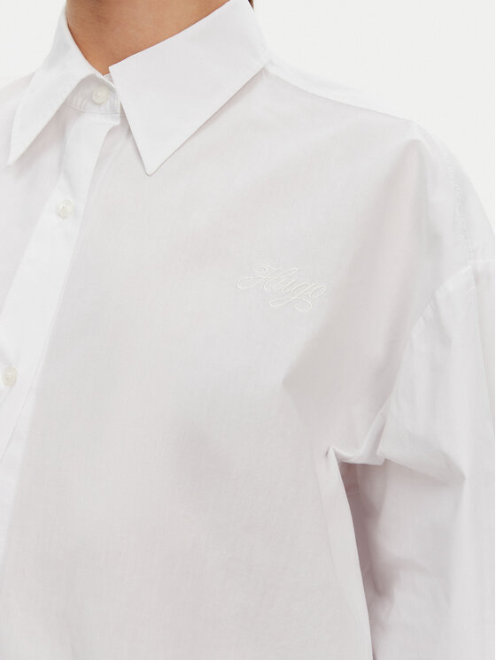 HUGO HUGO Сорочка 50537159 Білий Oversize