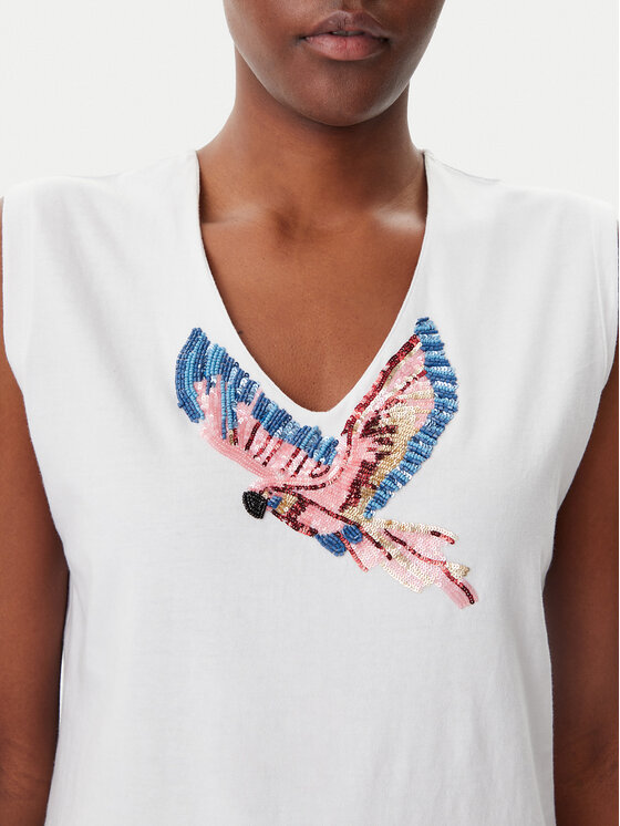 LOLA CASADEMUNT LOLA CASADEMUNT Top MS2515019 Bijela Regular Fit