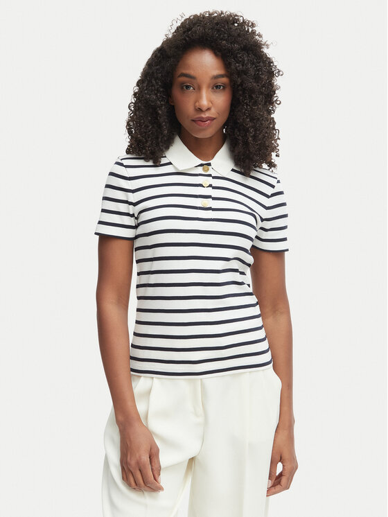 Tommy Hilfiger Tricou polo WW0WW49252 Alb Slim Fit