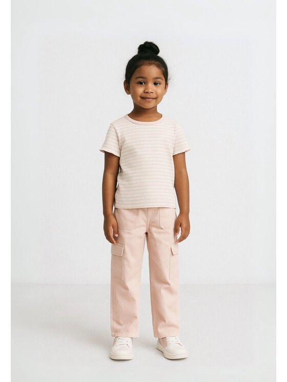 MINOTI MINOTI Spodnie cargo 22pant42 Różowy Regular Fit