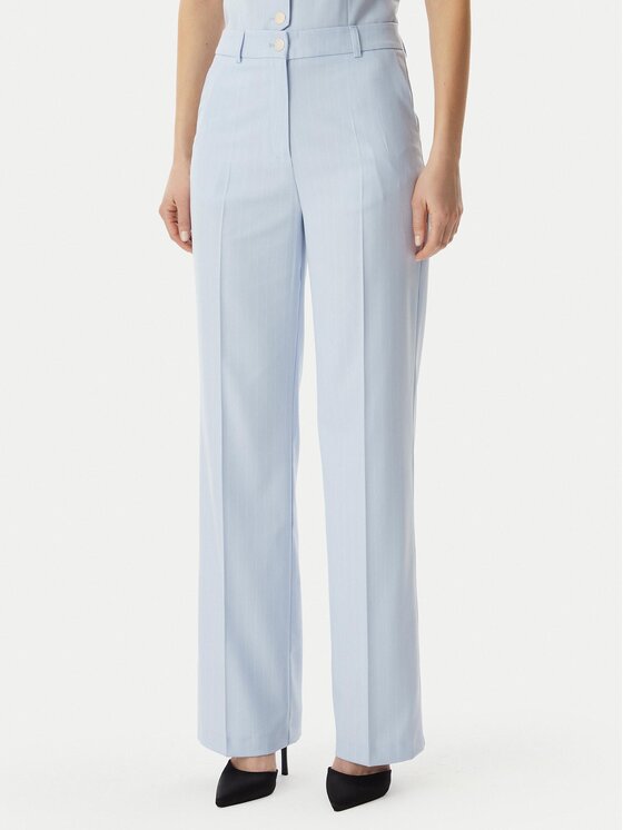 Morgan Spodnie materiałowe 261-PTYA.F Niebieski jasny Regular Fit